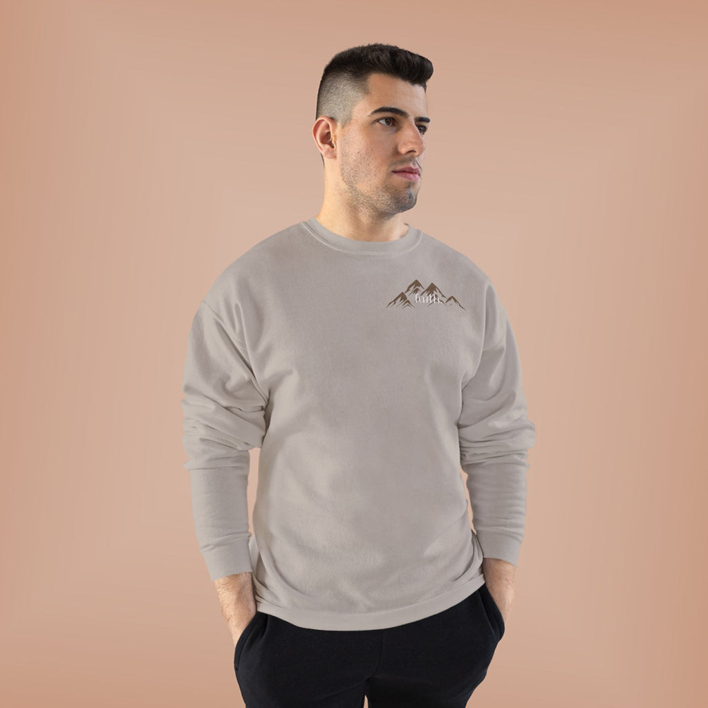 Comfy Mountain faith Crewneck UNISEX Sweatshirt- great gift!