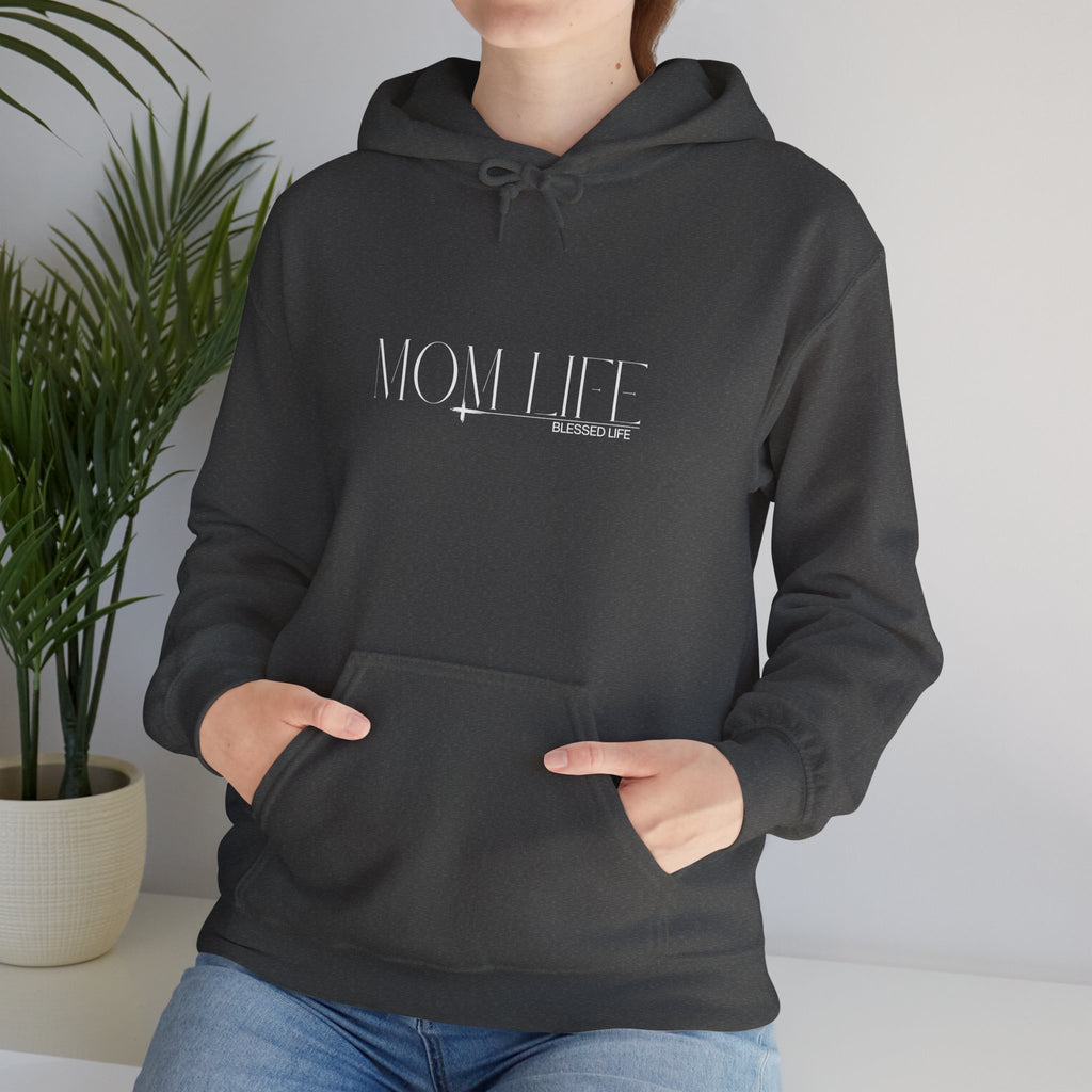'MOM LIFE' Hoodie — Modern Mom Graphic Sweatshirt