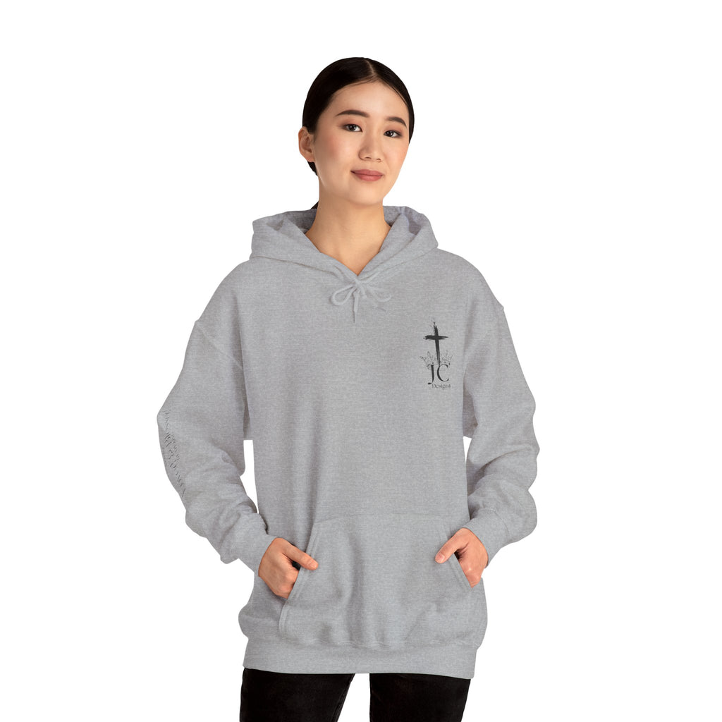 JC Designs Logo /Loved & Blessed Hoodie — UNISEX